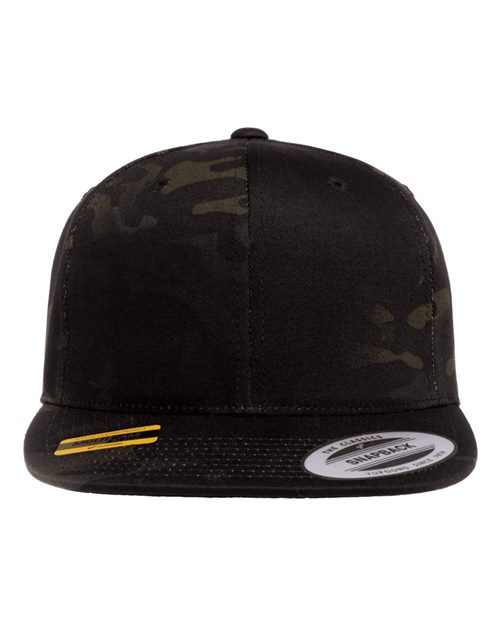 Custom Logo YP Classics 6089M Premium Flat Bill Snapback Cap
