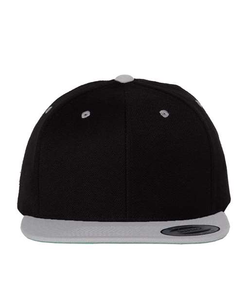 Custom Logo YP Classics 6089M Premium Flat Bill Snapback Cap