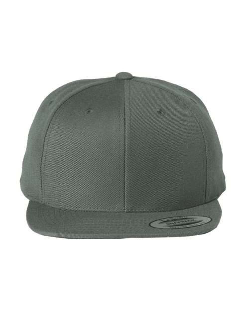 Custom Logo YP Classics 6089M Premium Flat Bill Snapback Cap