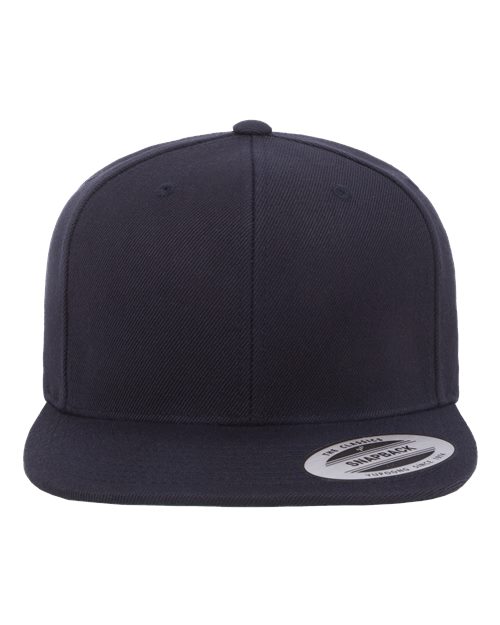 Custom Logo YP Classics 6089M Premium Flat Bill Snapback Cap