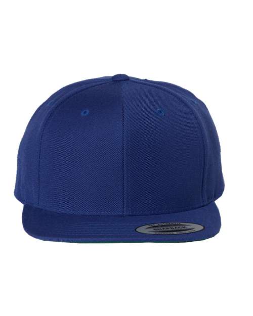Custom Logo YP Classics 6089M Premium Flat Bill Snapback Cap