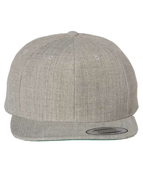 Custom Logo YP Classics 6089M Premium Flat Bill Snapback Cap
