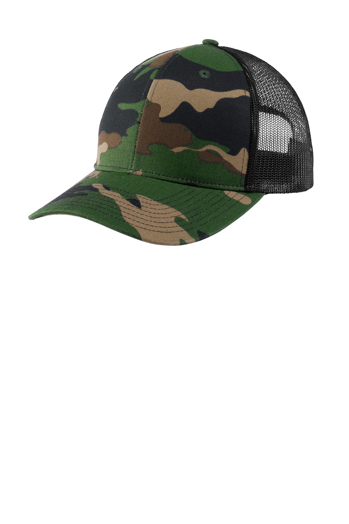 Custom Logo Port Authority ®  Snapback Trucker Cap. C402