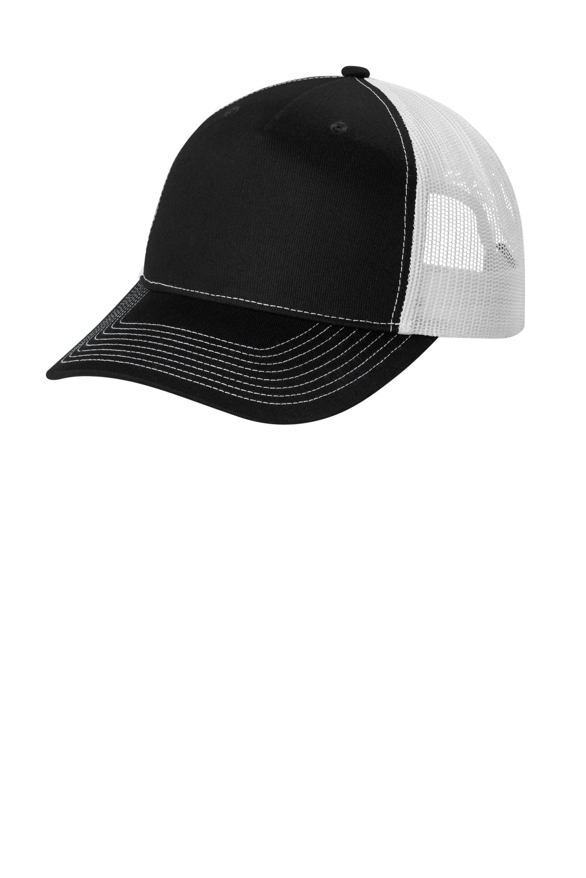Custom Logo Port Authority ®  Snapback Five-Panel Trucker Cap C405