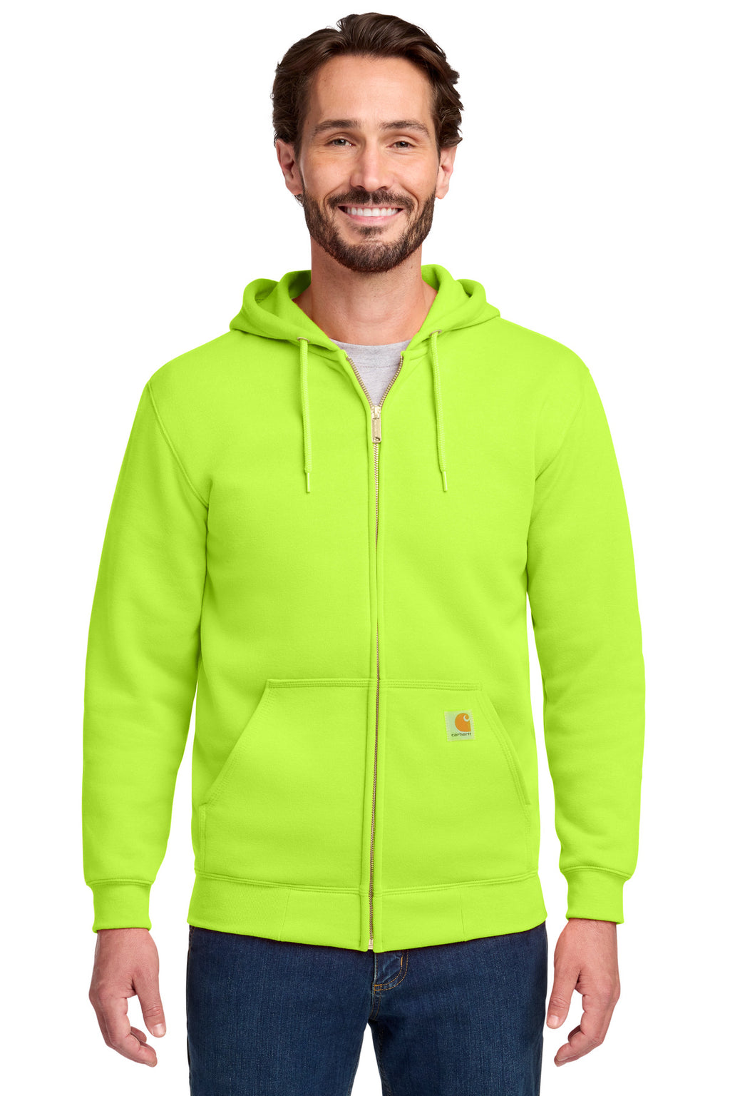 Custom Logo Carhartt  ®  Midweight Hooded Zip-Front Sweatshirt. CTK122