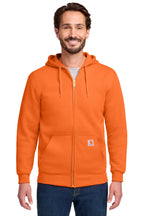 Custom Logo Carhartt  ®  Midweight Hooded Zip-Front Sweatshirt. CTK122