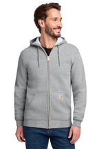 Custom Logo Carhartt  ®  Midweight Hooded Zip-Front Sweatshirt. CTK122