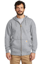 Custom Logo Carhartt  ®  Midweight Hooded Zip-Front Sweatshirt. CTK122