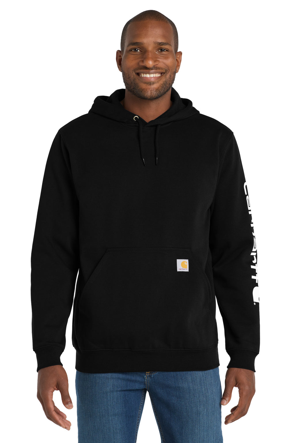 Custom Logo Carhartt ®  Midweight Hooded Logo Sweatshirt CTK288