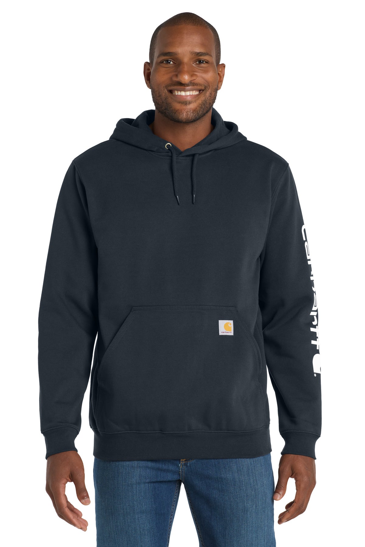 Custom Logo Carhartt ®  Midweight Hooded Logo Sweatshirt CTK288