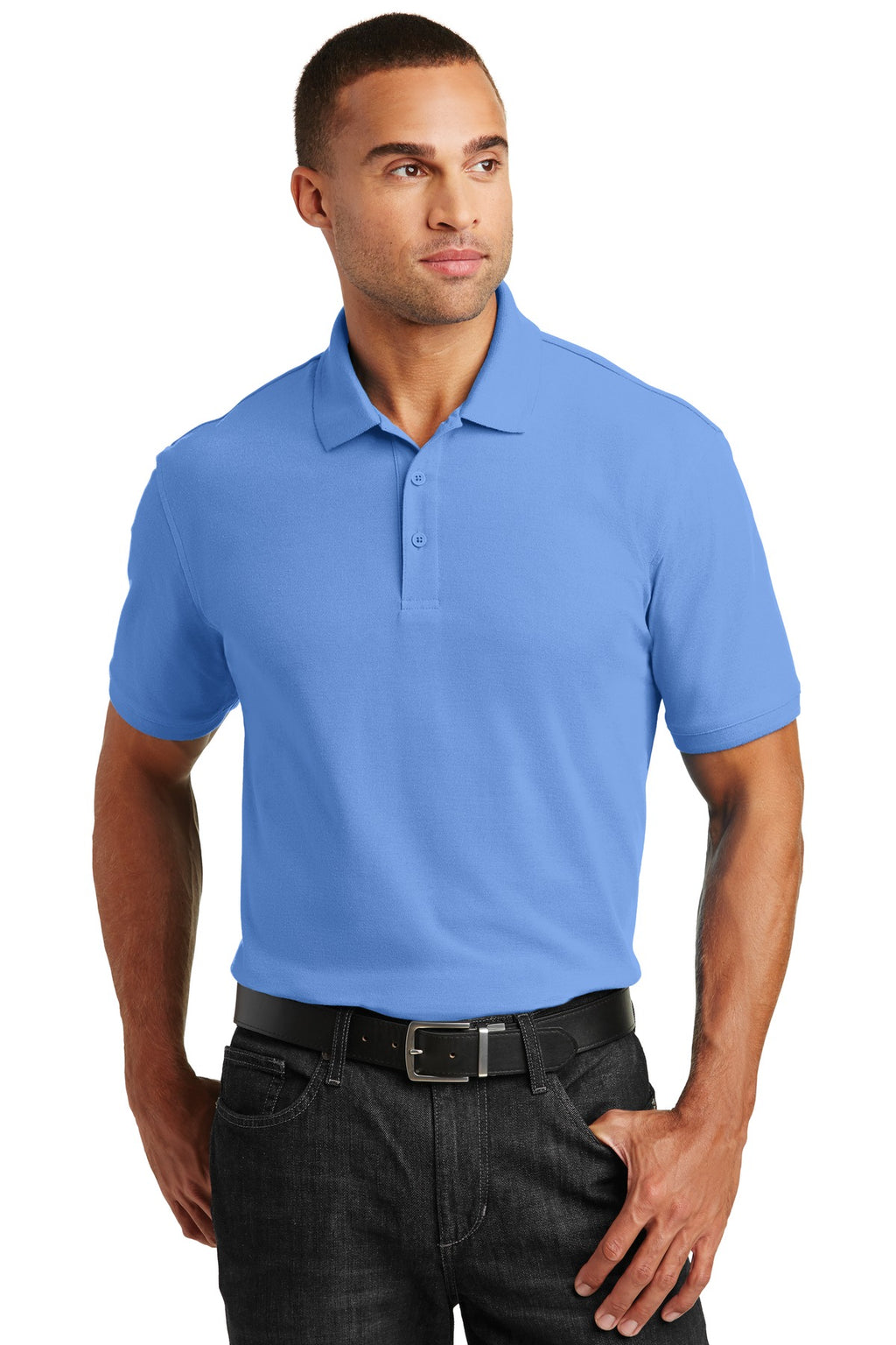 Custom Logo Port Authority ®  Core Classic Pique Polo. K100