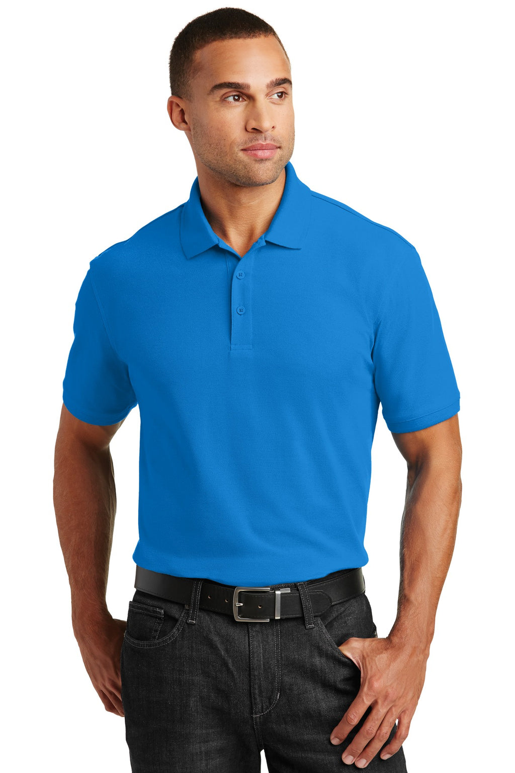 Custom Logo Port Authority ®  Core Classic Pique Polo. K100