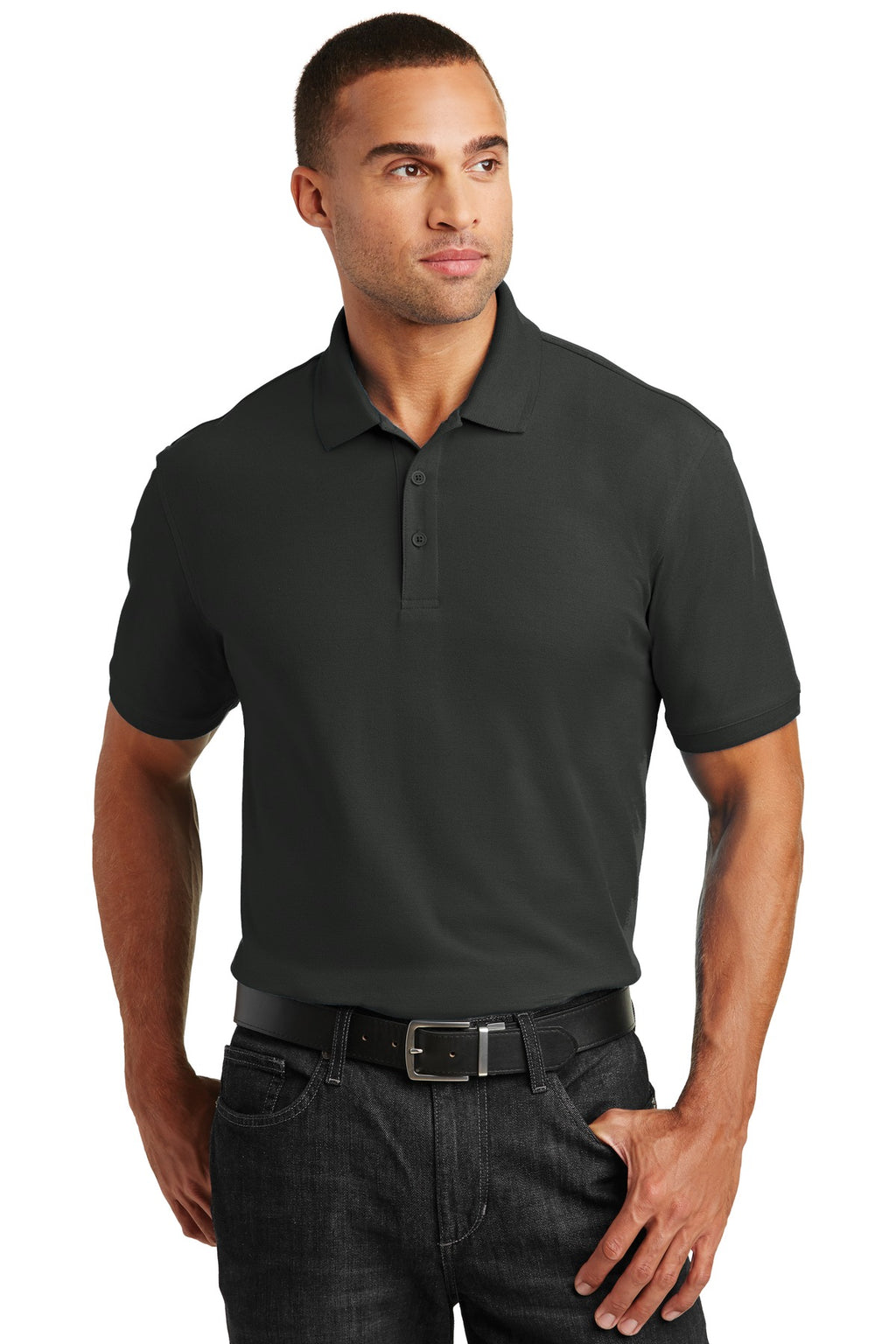 Custom Logo Port Authority ®  Core Classic Pique Polo. K100