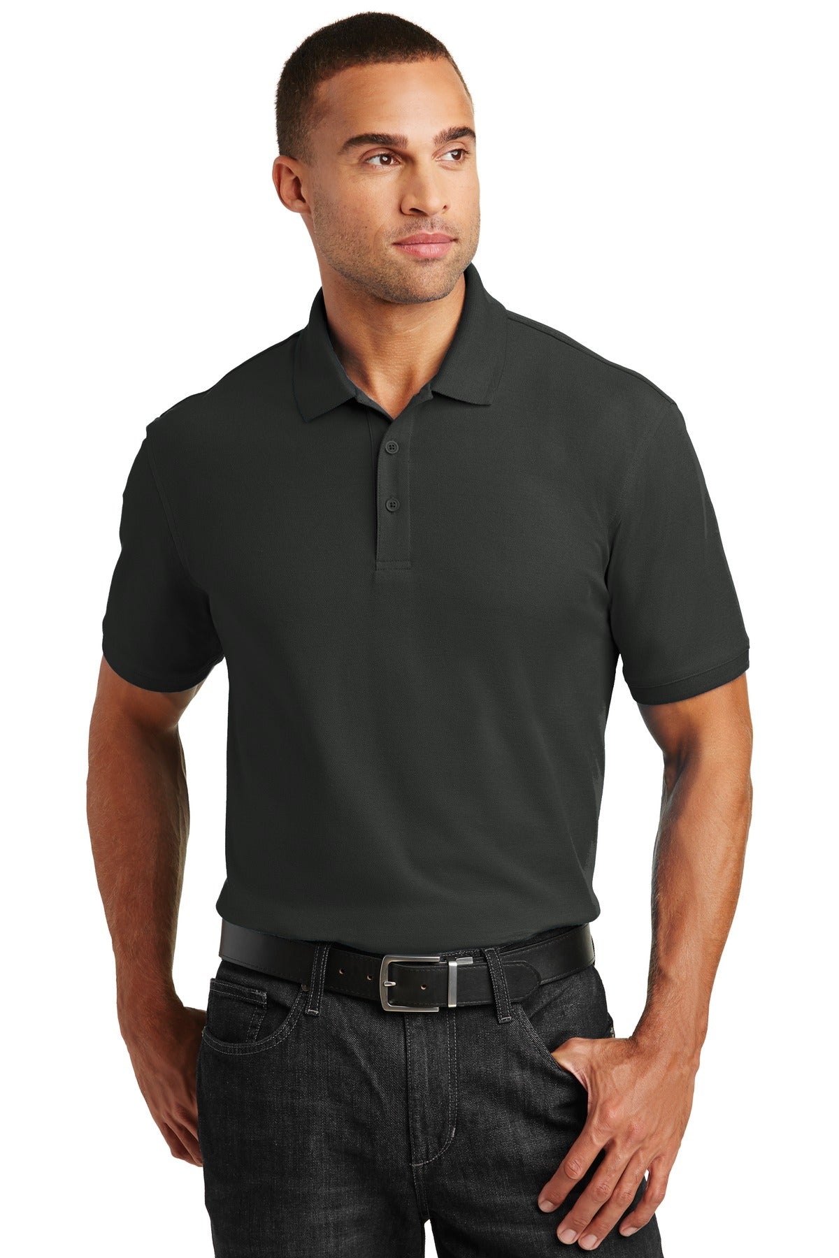 Custom Logo Port Authority ®  Core Classic Pique Polo. K100