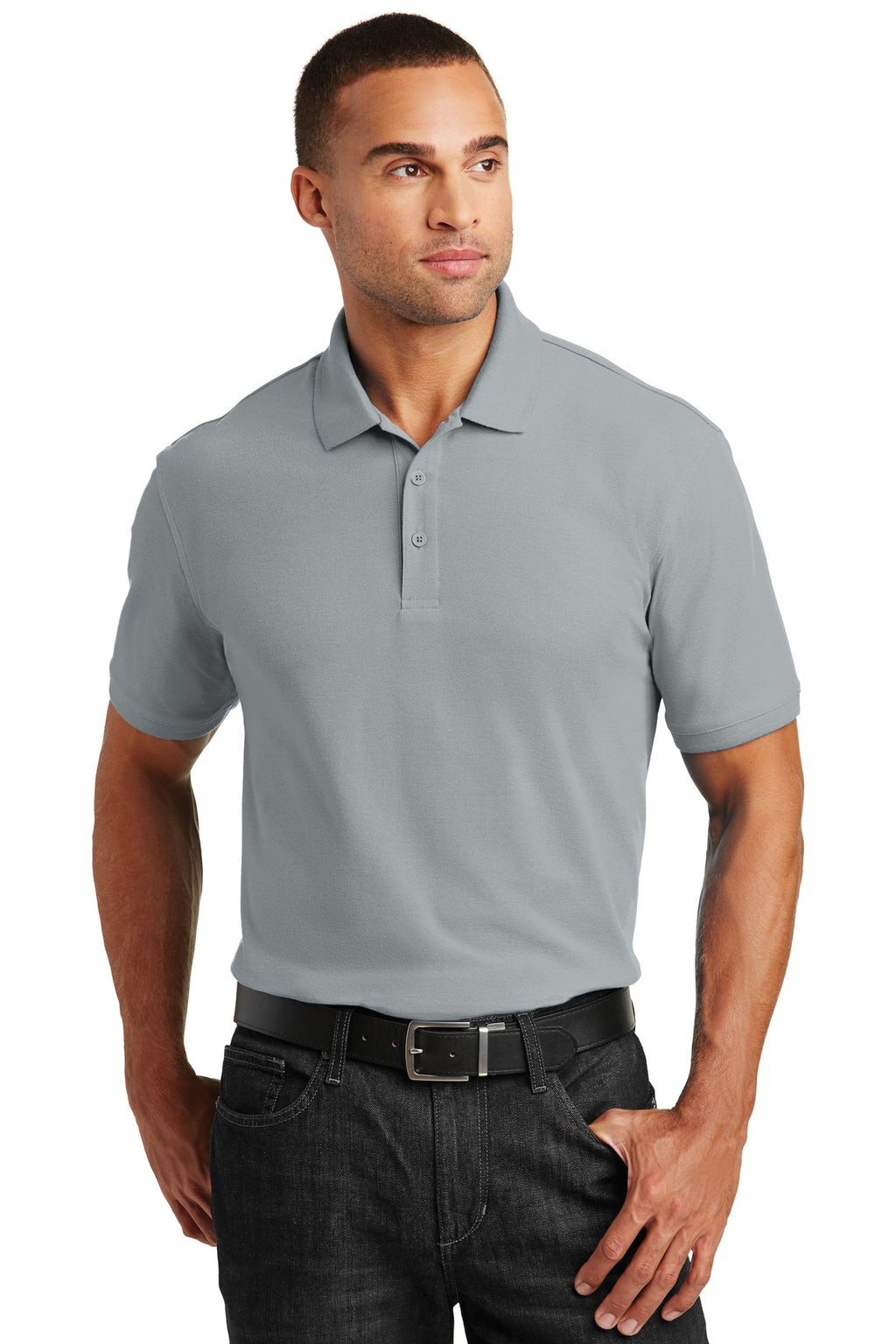 Custom Logo Port Authority ®  Core Classic Pique Polo. K100