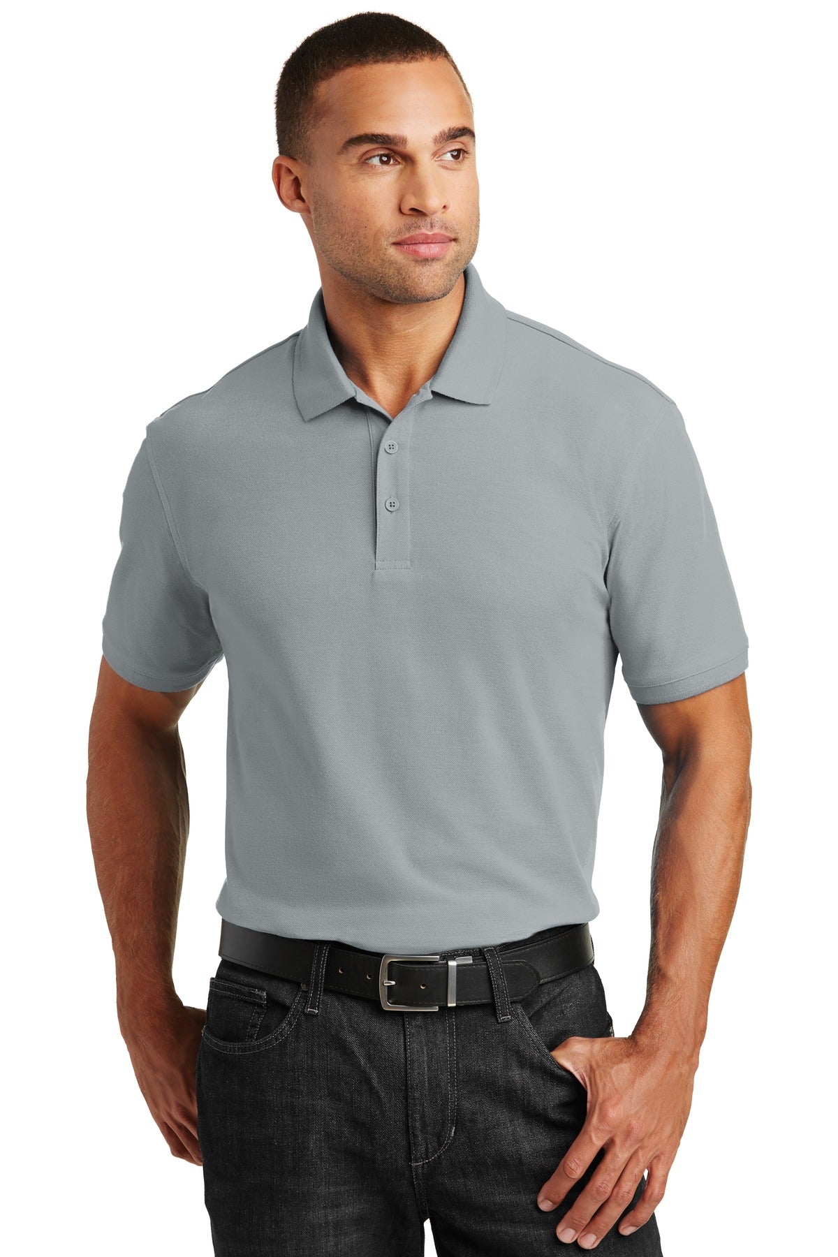 Custom Logo Port Authority ®  Core Classic Pique Polo. K100