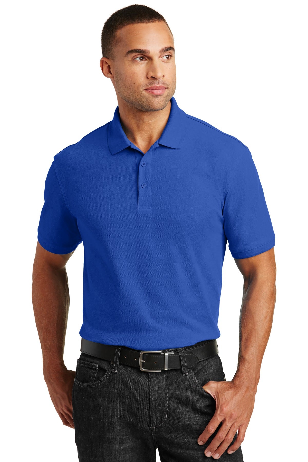 Custom Logo Port Authority ®  Core Classic Pique Polo. K100