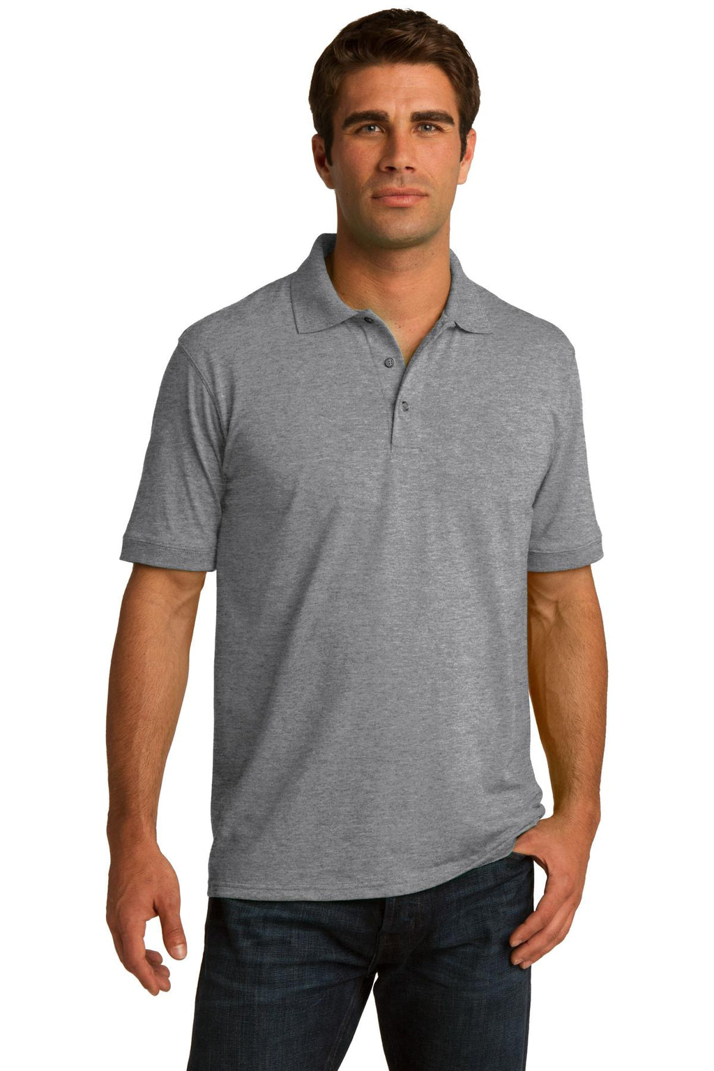 Custom Logo Port & Co ™  Core Blend Jersey Knit Polo. KP55