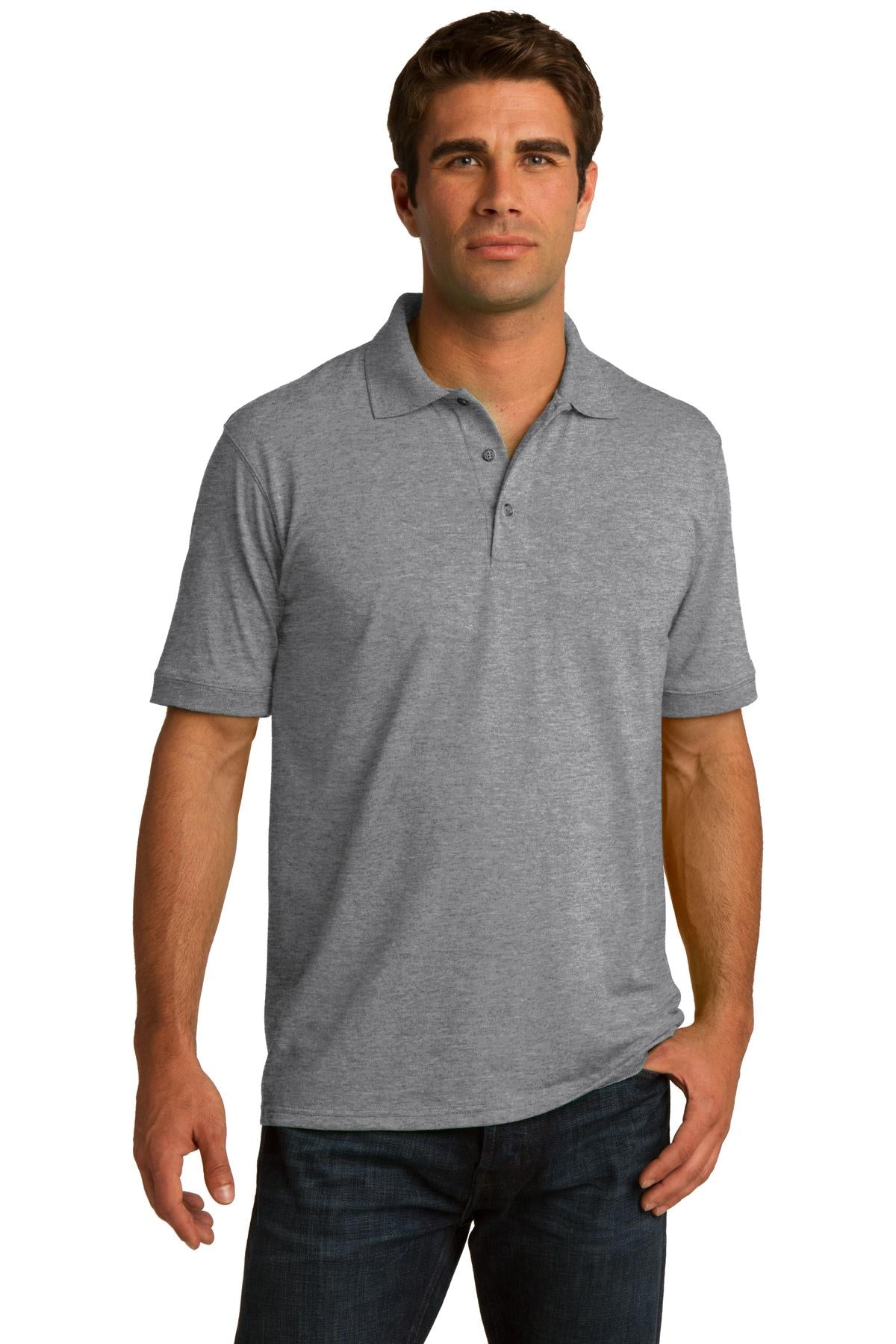 Custom Logo Port & Co ™  Core Blend Jersey Knit Polo. KP55