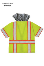 Sunshade Attached Class 3 Hi-Vis Safety Vest