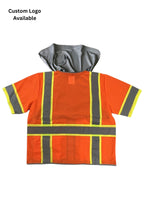Sunshade Attached Class 3 Hi-Vis Safety Vest