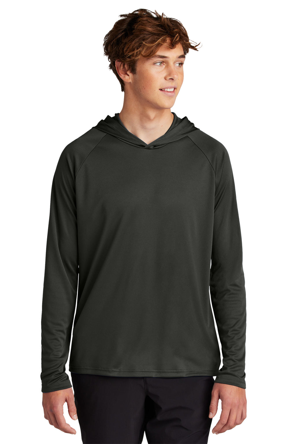 Custom Logo Port & Co ™  Performance Pullover Hooded Tee PC380H