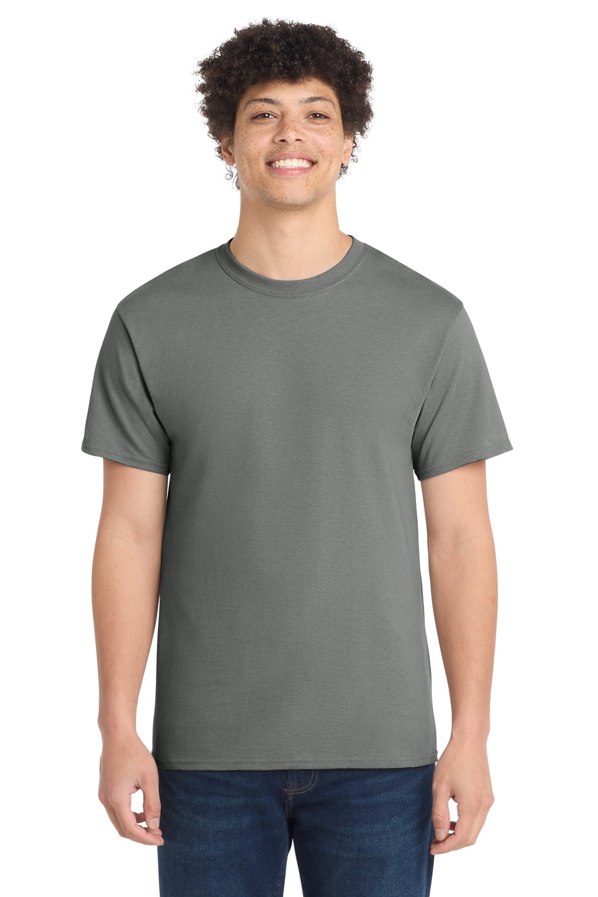 Custom Logo Port & Co ™  Core Cotton Tee. PC54