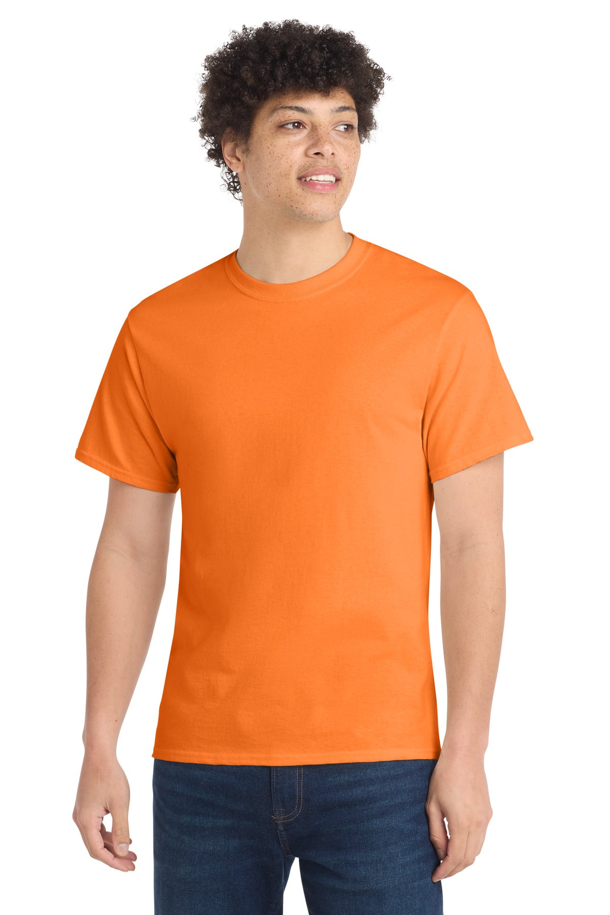 Custom Logo Port & Co ™  Core Cotton Tee. PC54