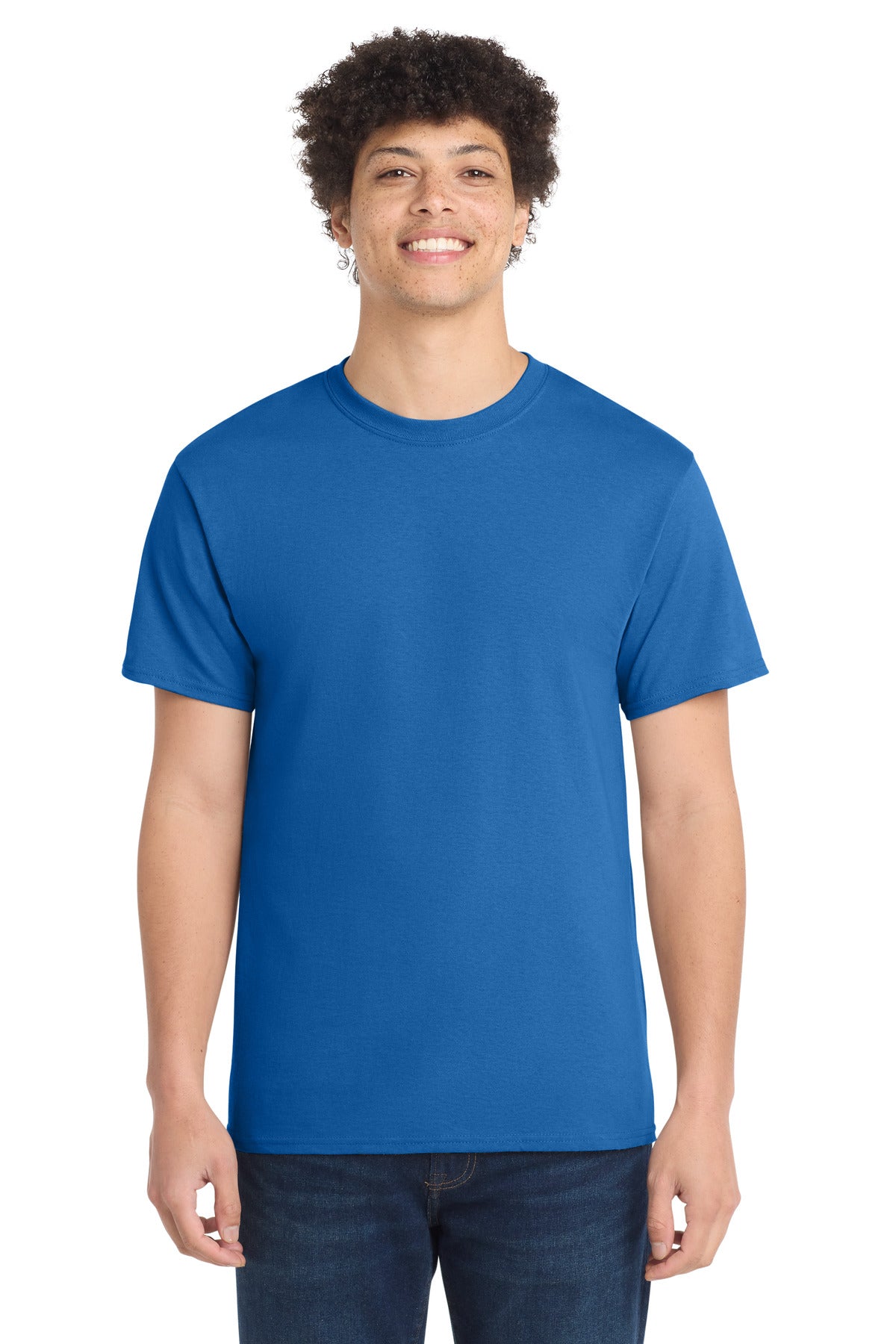 Custom Logo Port & Co ™  Core Cotton Tee. PC54
