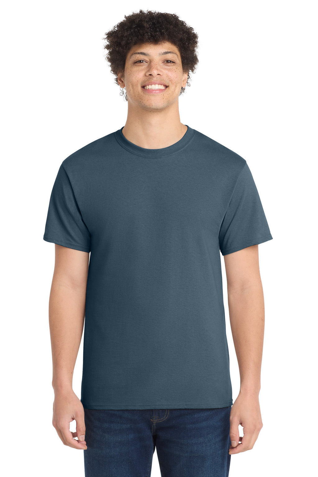 Custom Logo Port & Co ™  Core Cotton Tee. PC54