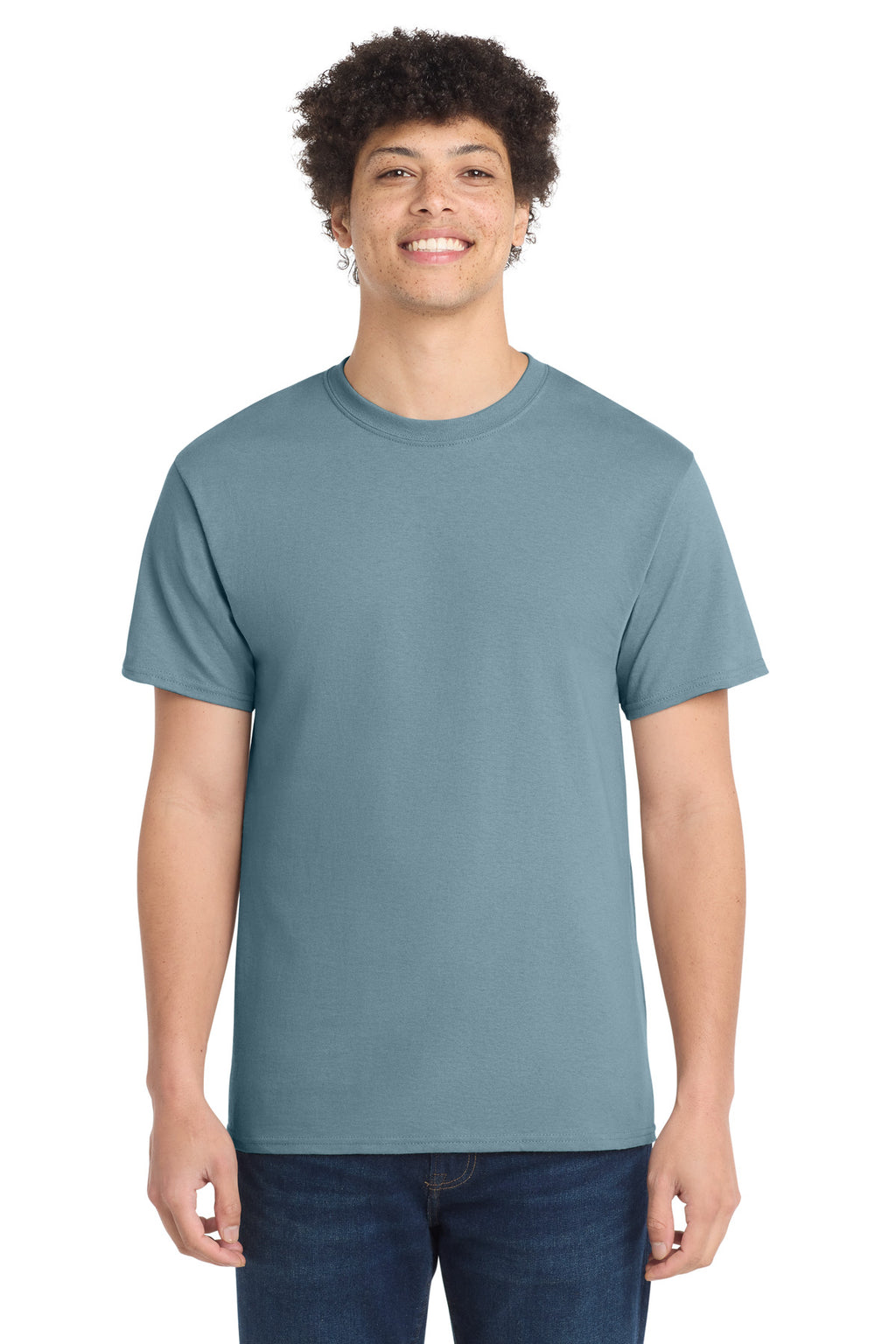 Custom Logo Port & Co ™  Core Cotton Tee. PC54