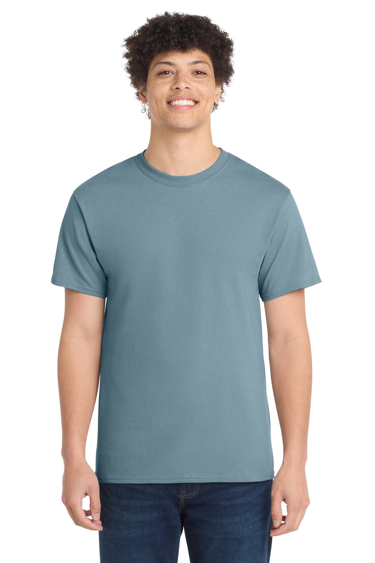 Custom Logo Port & Co ™  Core Cotton Tee. PC54