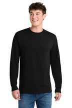 Custom Logo Port & Co ™  Long Sleeve Core Blend Tee. PC55LS