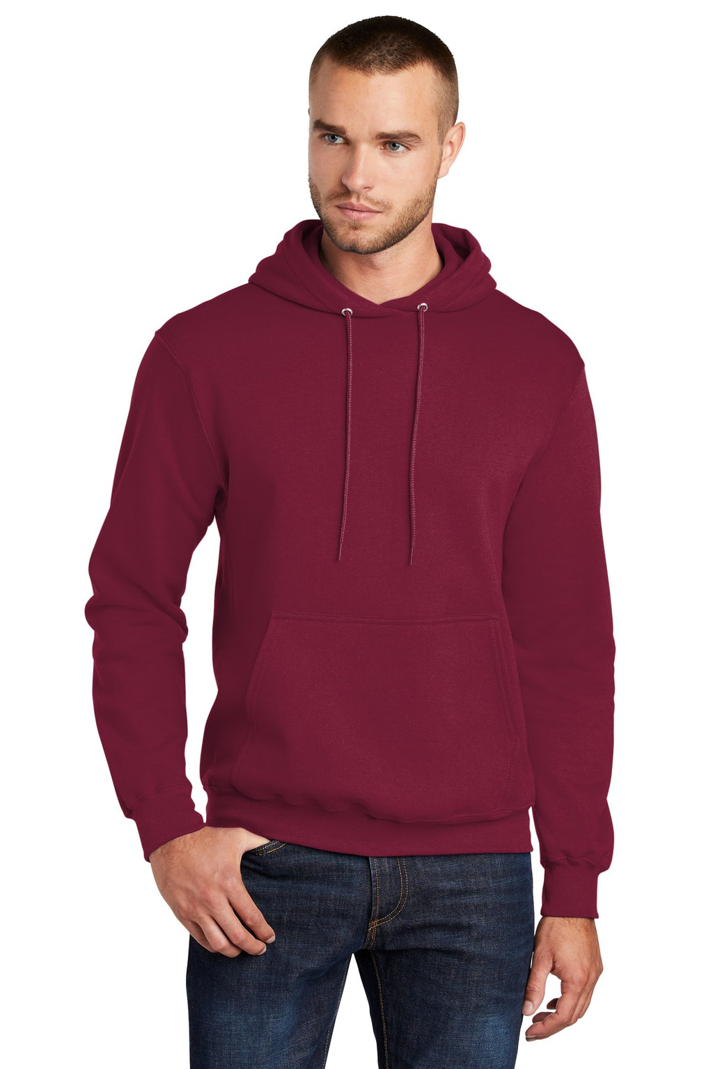 Custom Logo Port & Co ™  Core Fleece Pullover Hooded Sweatshirt. PC78H