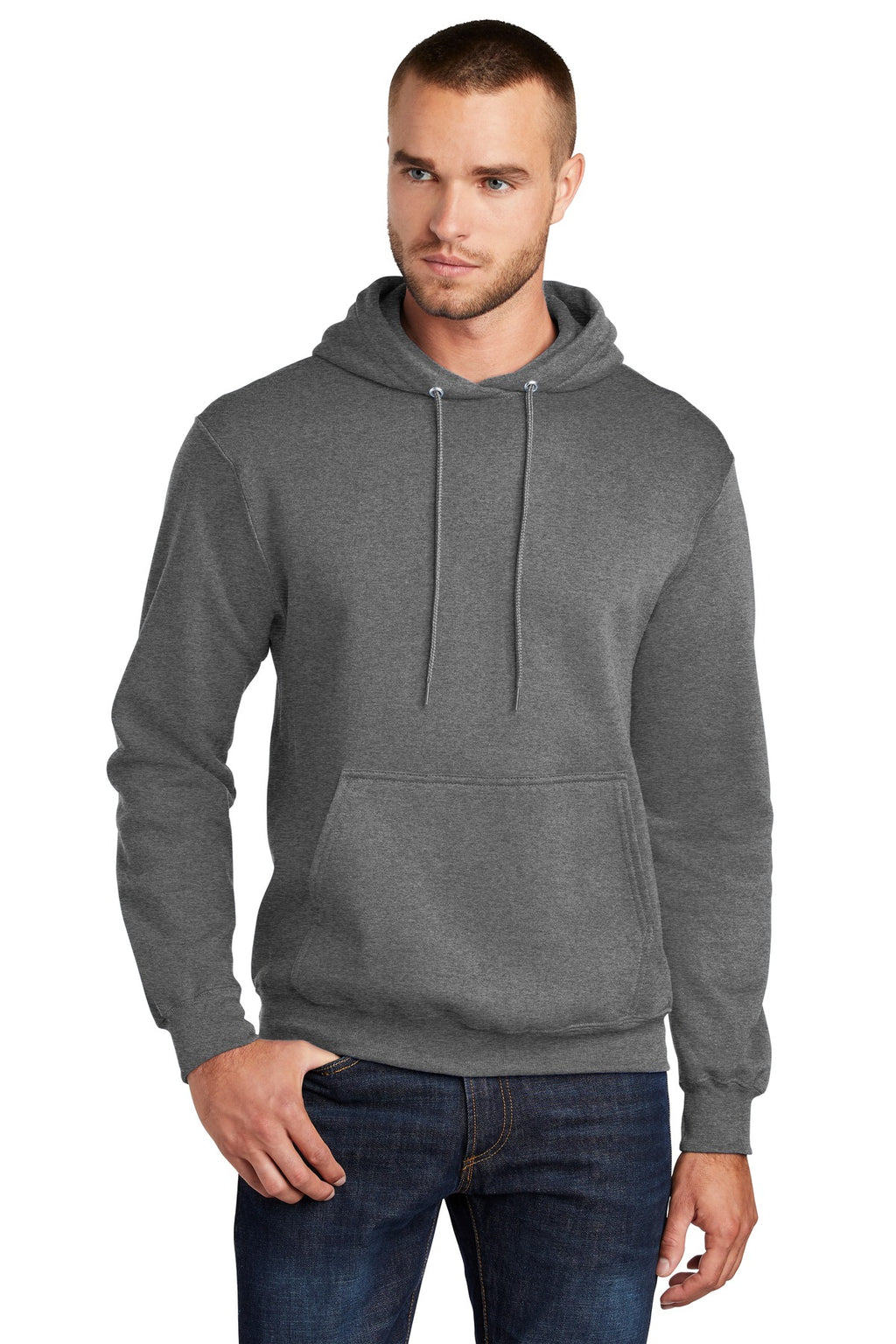 Custom Logo Port & Co ™  Core Fleece Pullover Hooded Sweatshirt. PC78H