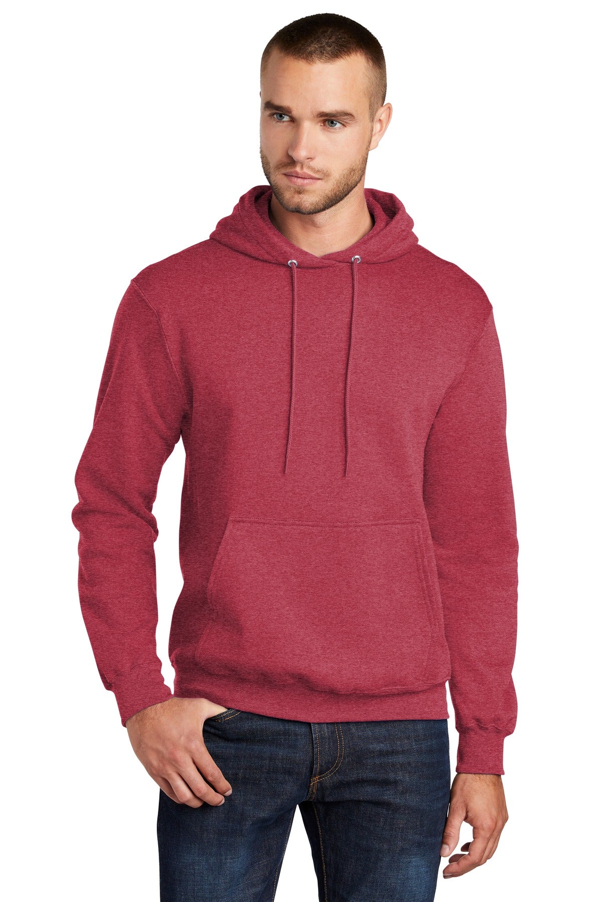 Custom Logo Port & Co ™  Core Fleece Pullover Hooded Sweatshirt. PC78H