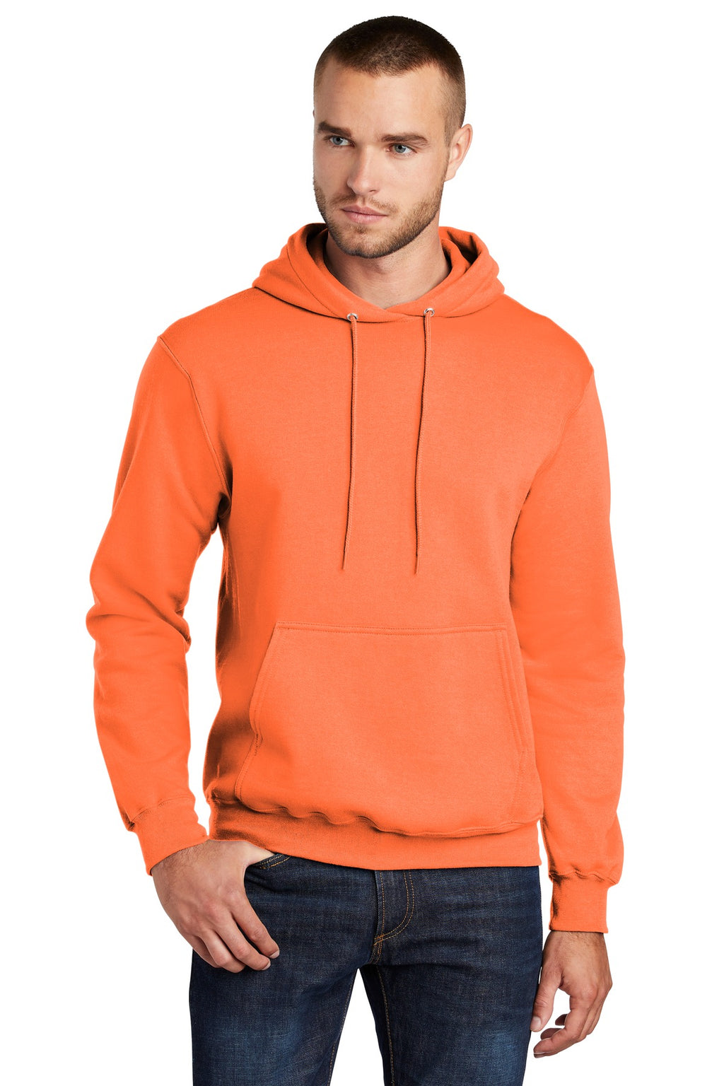 Custom Logo Port & Co ™  Core Fleece Pullover Hooded Sweatshirt. PC78H