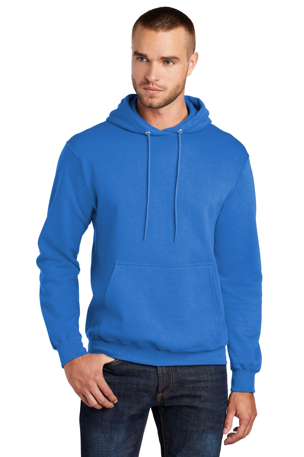Custom Logo Port & Co ™  Core Fleece Pullover Hooded Sweatshirt. PC78H