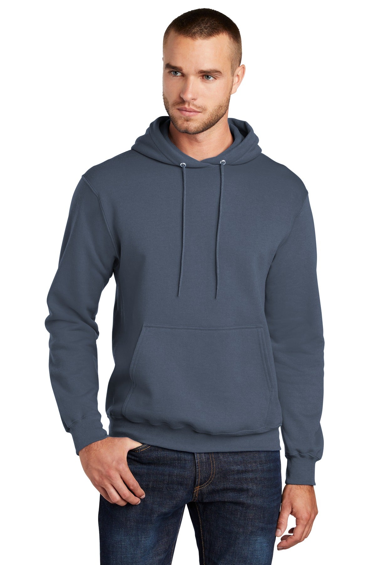 Custom Logo Port & Co ™  Core Fleece Pullover Hooded Sweatshirt. PC78H