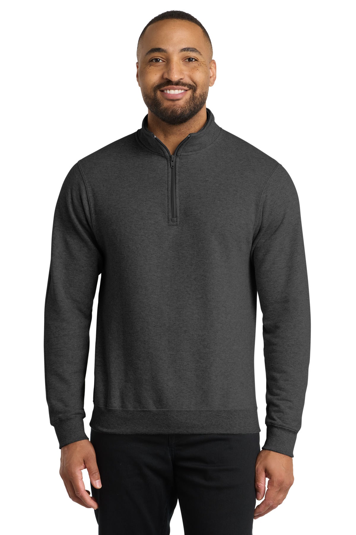 Custom Logo Port & Co ™  Core Fleece 1/4-Zip Pullover Sweatshirt PC78Q