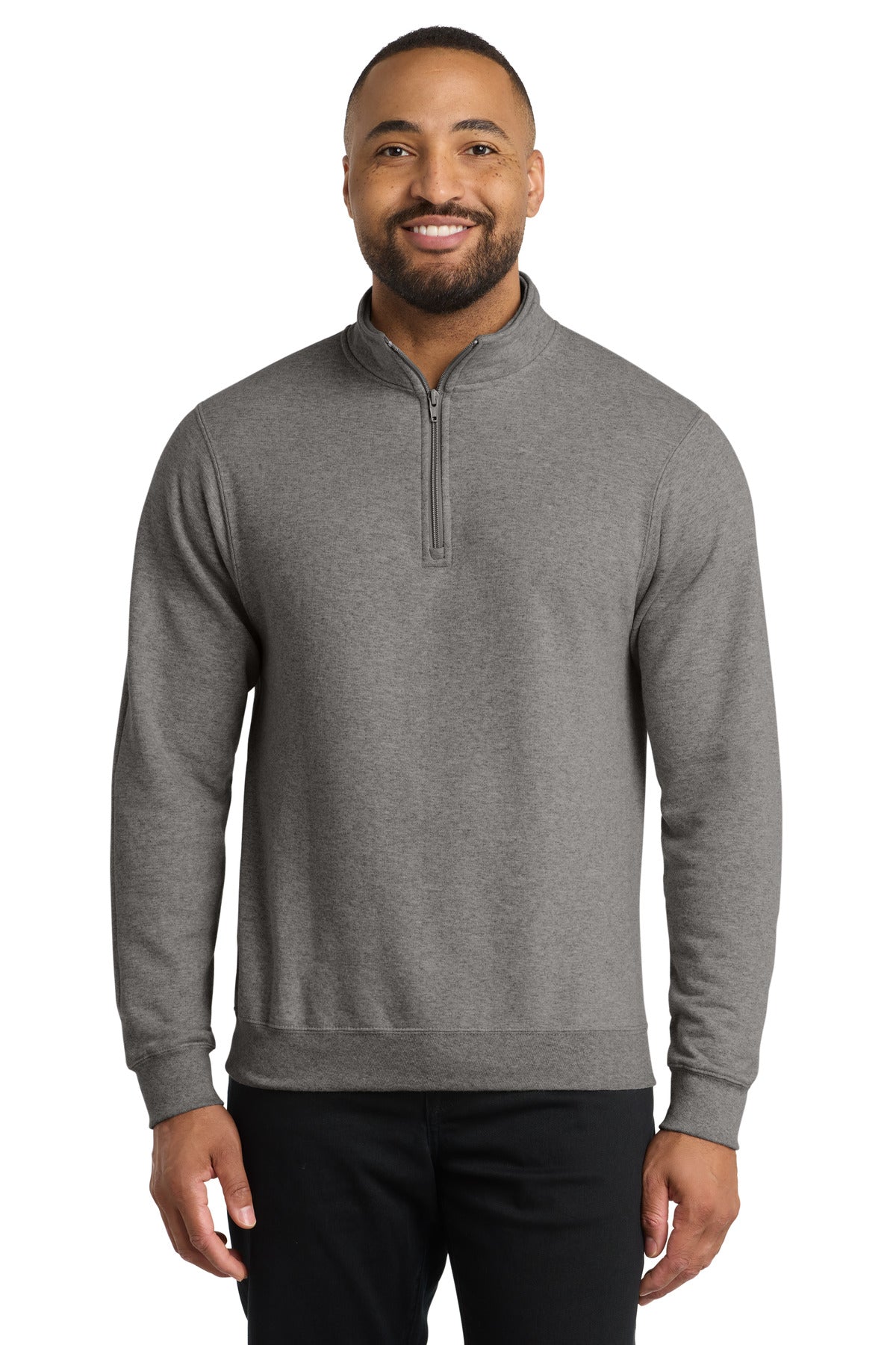 Custom Logo Port & Co ™  Core Fleece 1/4-Zip Pullover Sweatshirt PC78Q