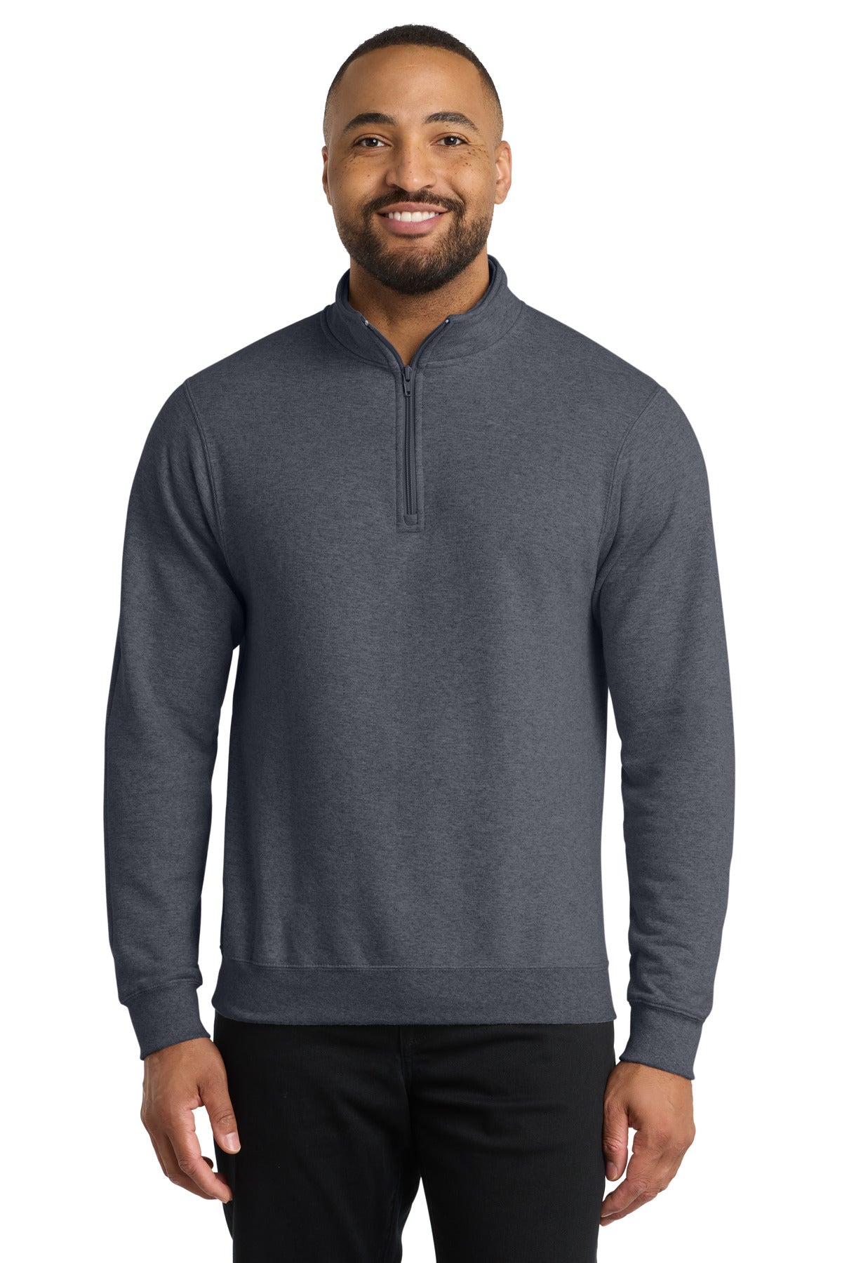 Custom Logo Port & Co ™  Core Fleece 1/4-Zip Pullover Sweatshirt PC78Q