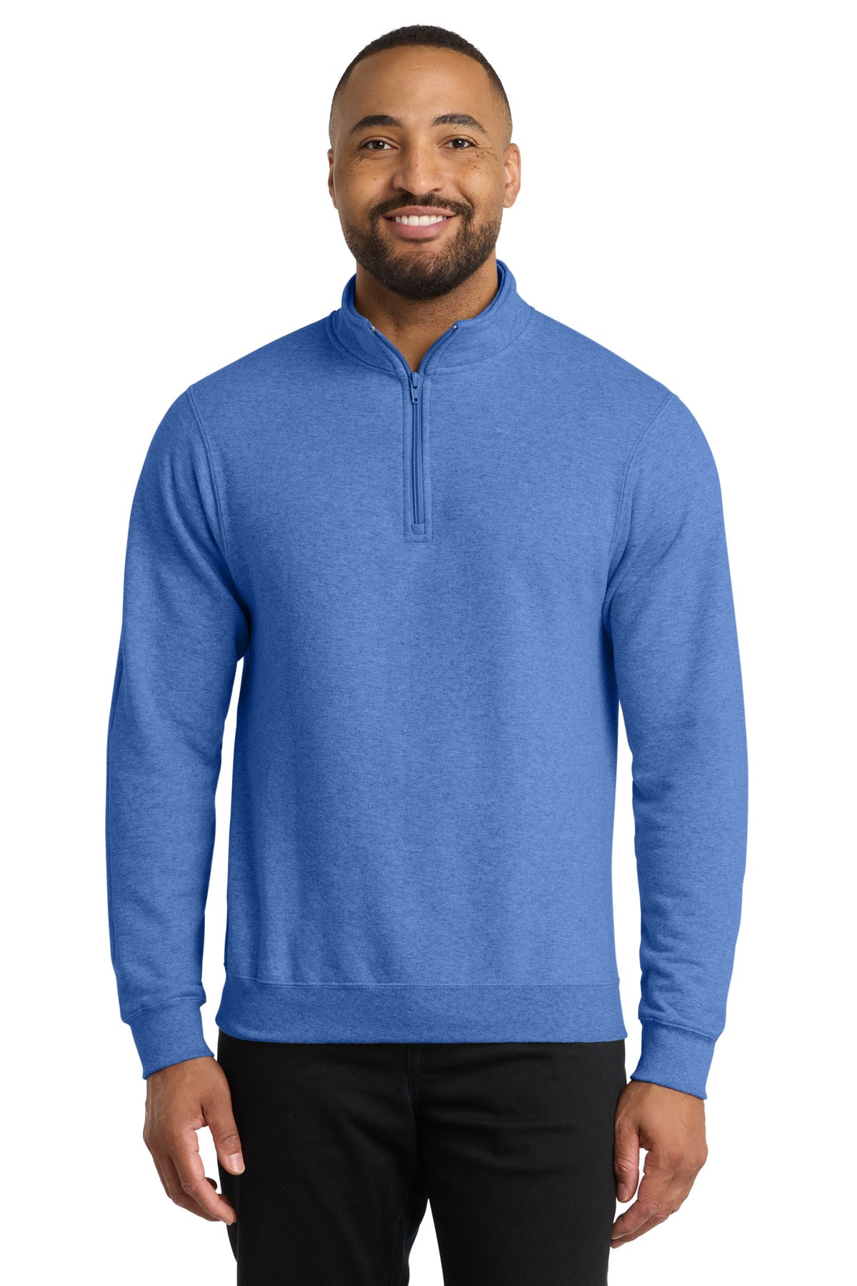 Custom Logo Port & Co ™  Core Fleece 1/4-Zip Pullover Sweatshirt PC78Q