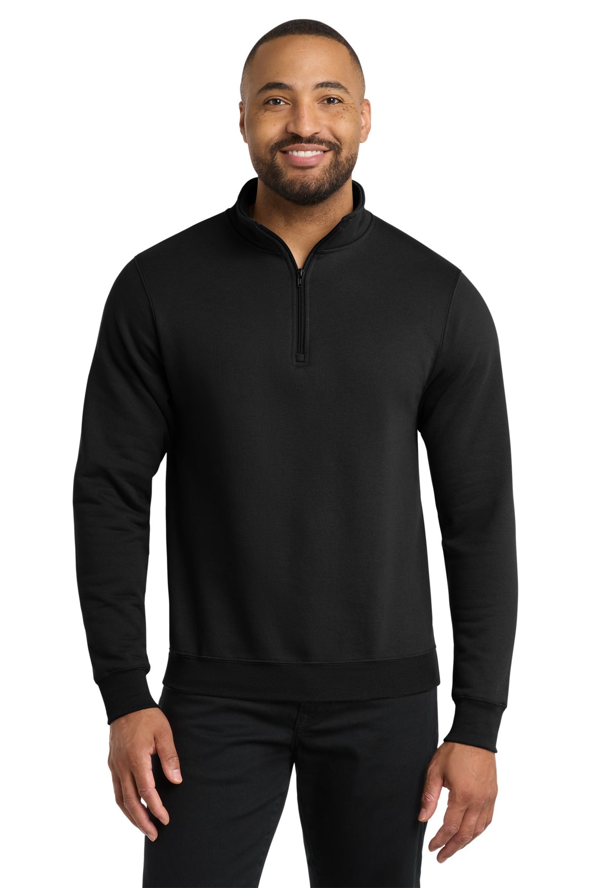 Custom Logo Port & Co ™  Core Fleece 1/4-Zip Pullover Sweatshirt PC78Q