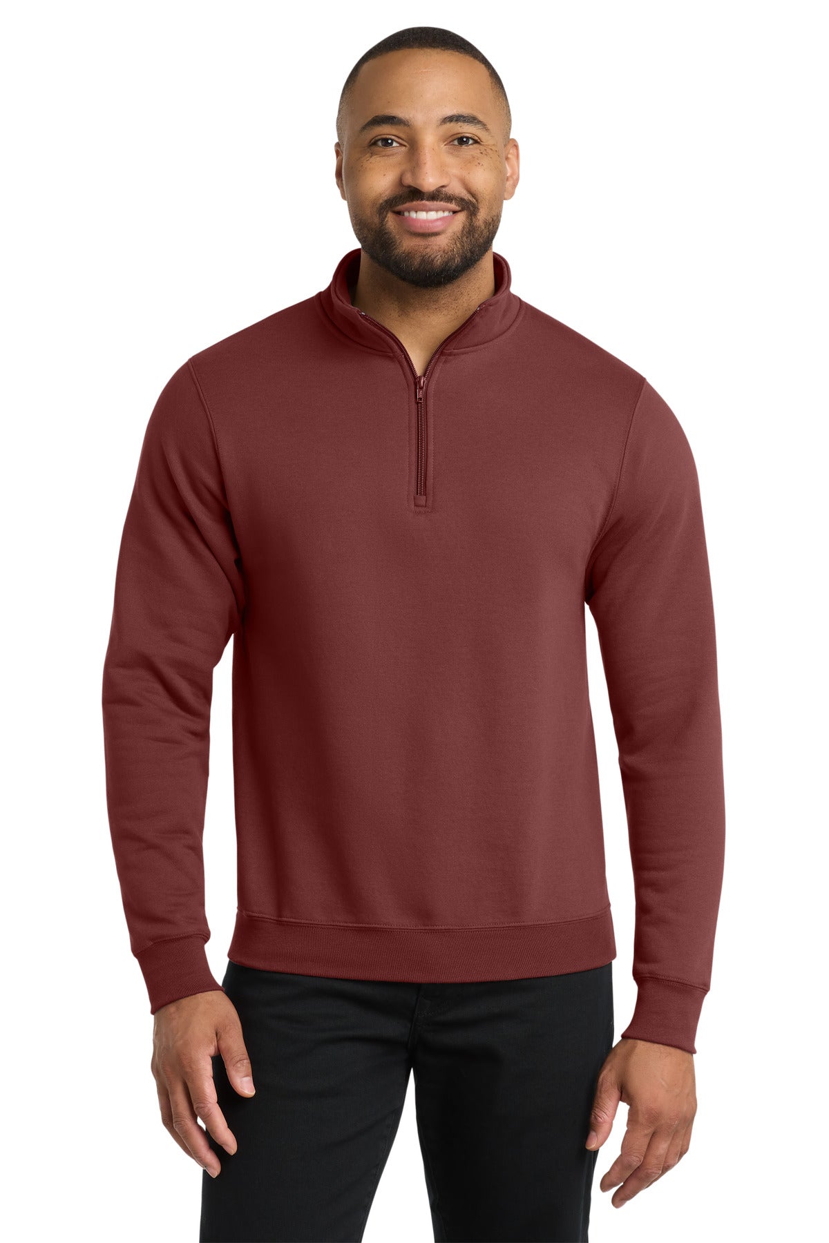 Custom Logo Port & Co ™  Core Fleece 1/4-Zip Pullover Sweatshirt PC78Q