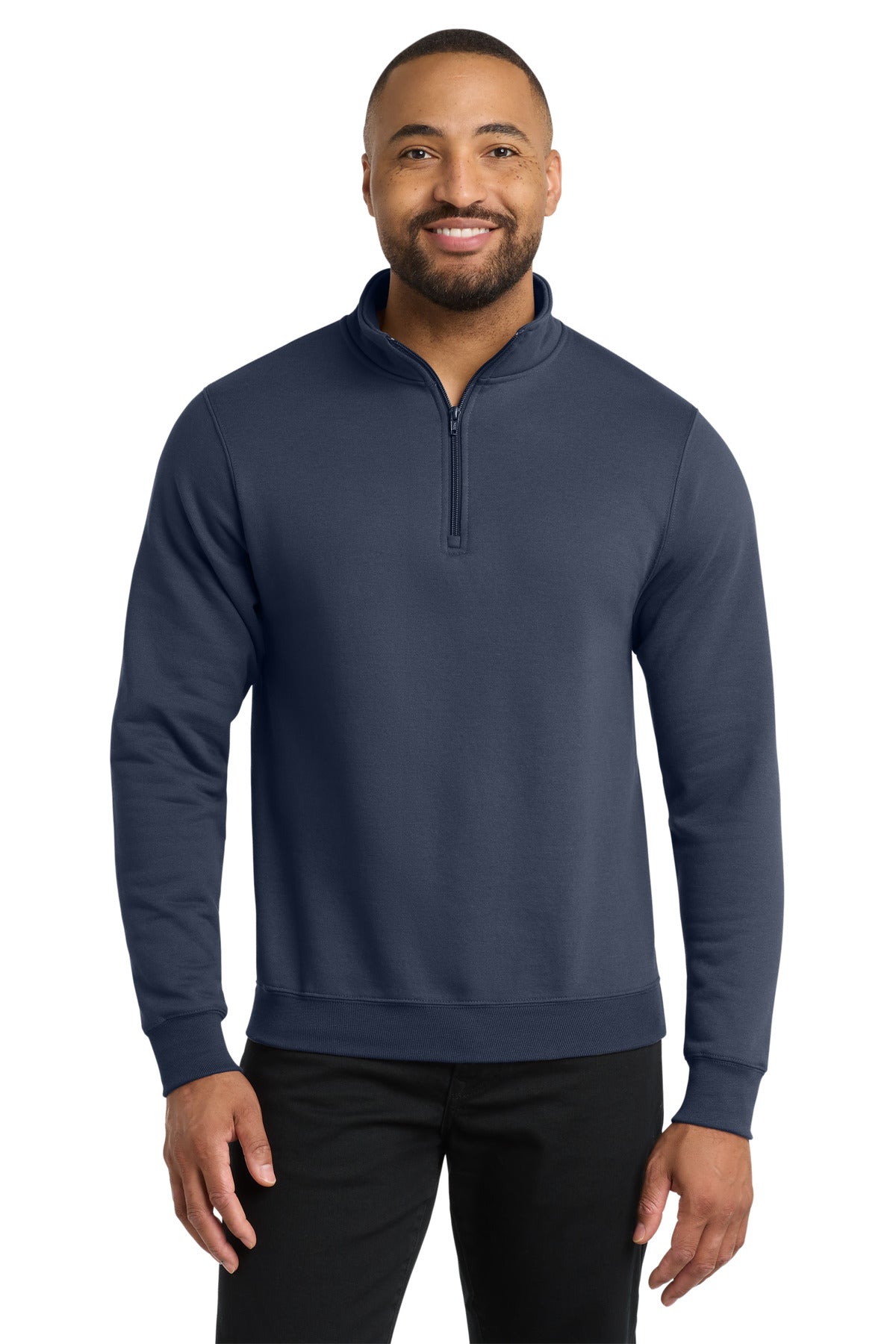 Custom Logo Port & Co ™  Core Fleece 1/4-Zip Pullover Sweatshirt PC78Q