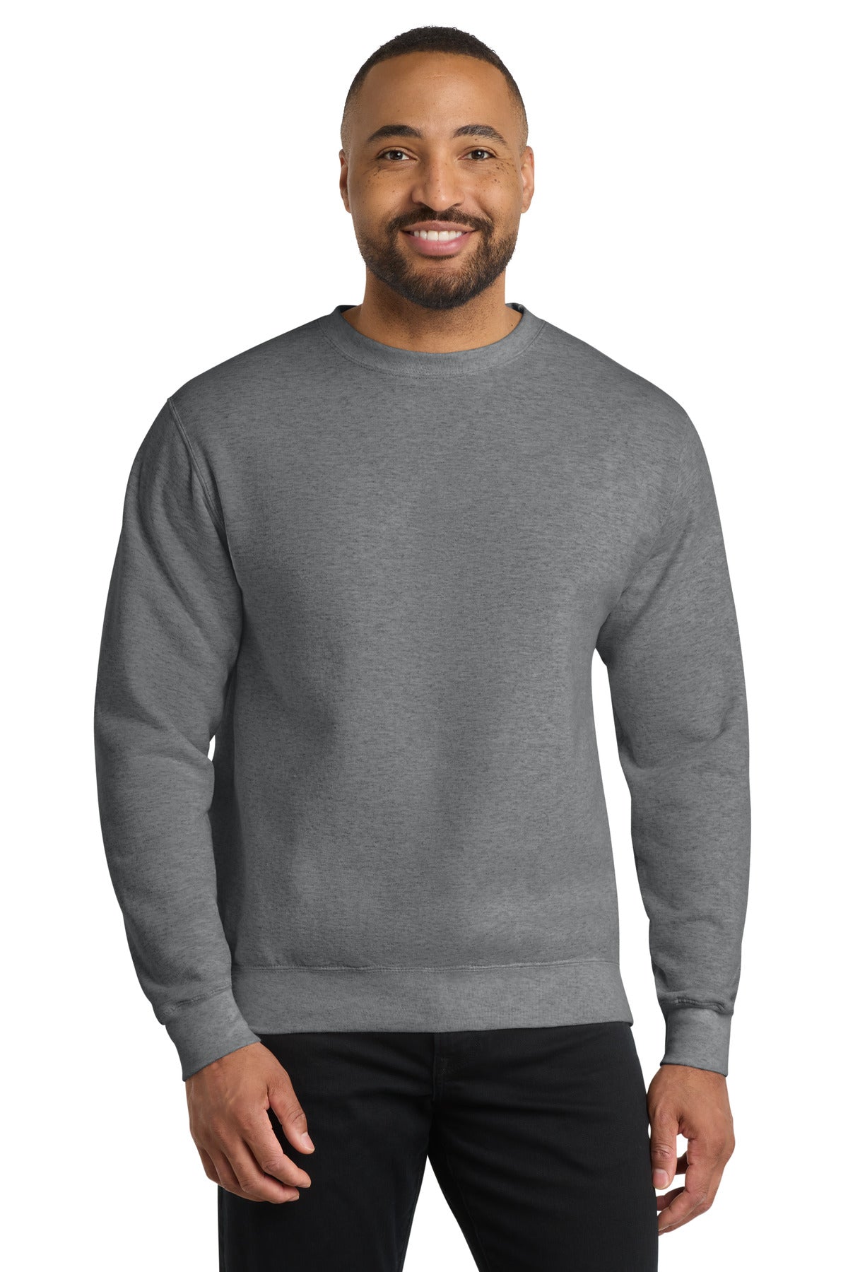 Custom Logo Port & Co ™  Core Fleece Crewneck Sweatshirt. PC78