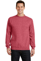 Custom Logo Port & Co ™  Core Fleece Crewneck Sweatshirt. PC78
