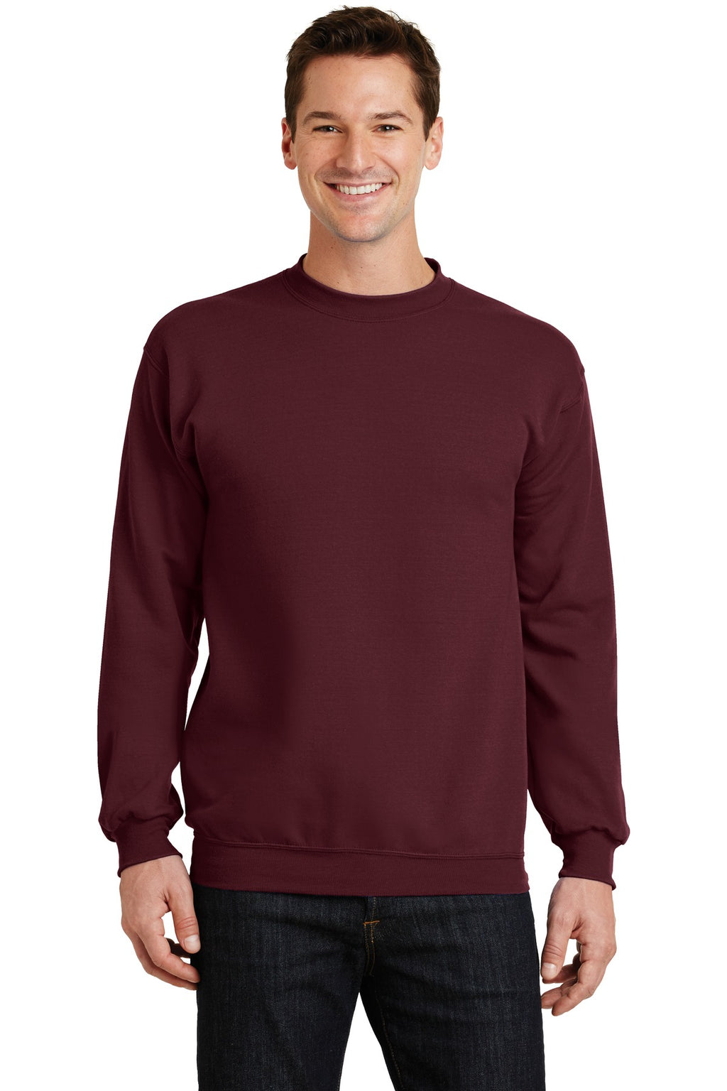 Custom Logo Port & Co ™  Core Fleece Crewneck Sweatshirt. PC78
