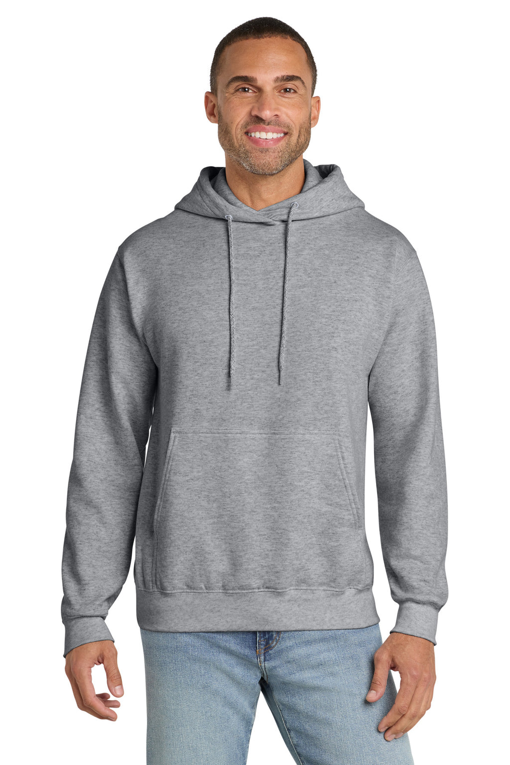 Custom Logo Port & Co ™  Essential Fleece Pullover Hooded Sweatshirt.  PC90H